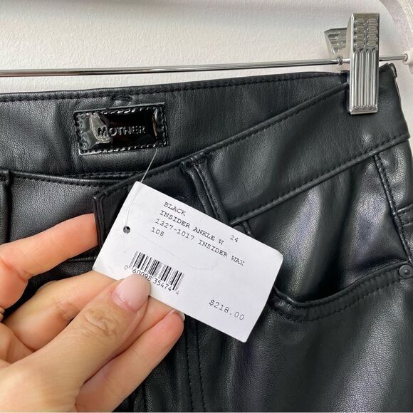 MOTHER Insider Ankle Faux Leather - Picture 8 of 13